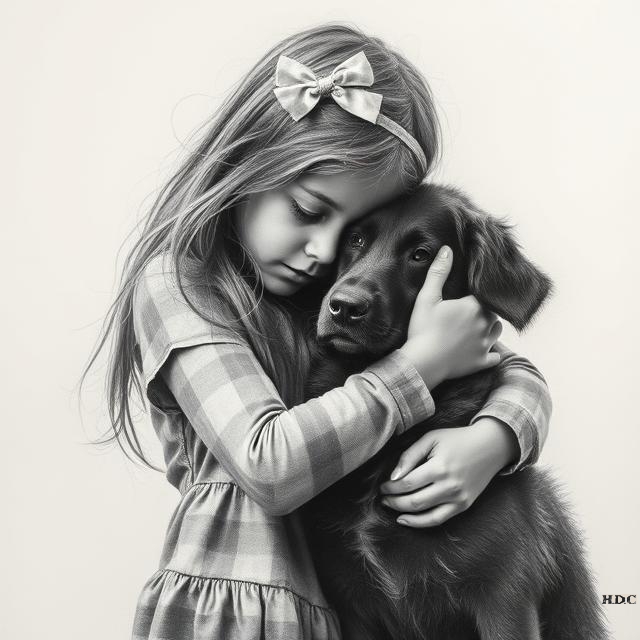 Little Jena and Old Barny Dog – Poster