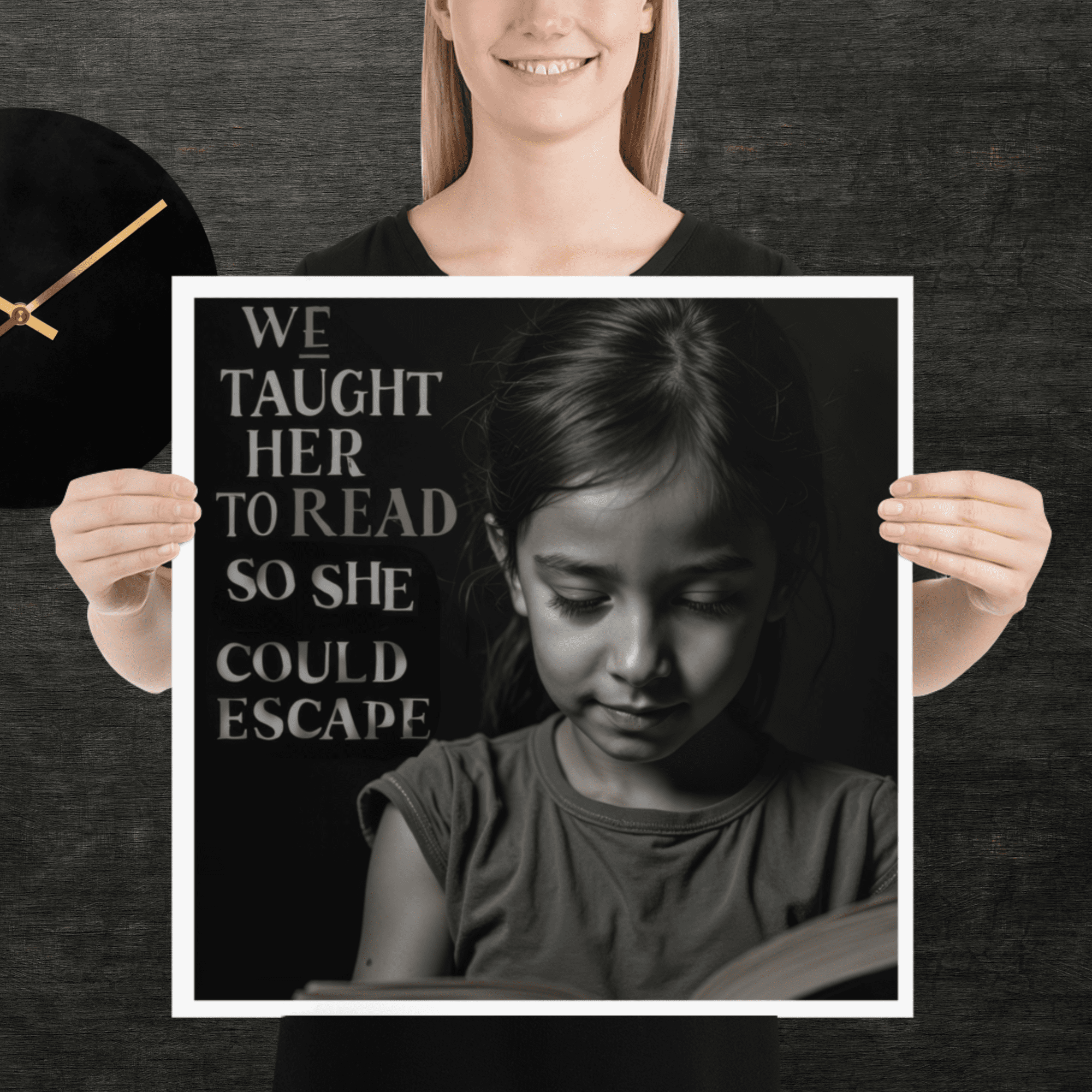 We Taught Her to Read – Poster