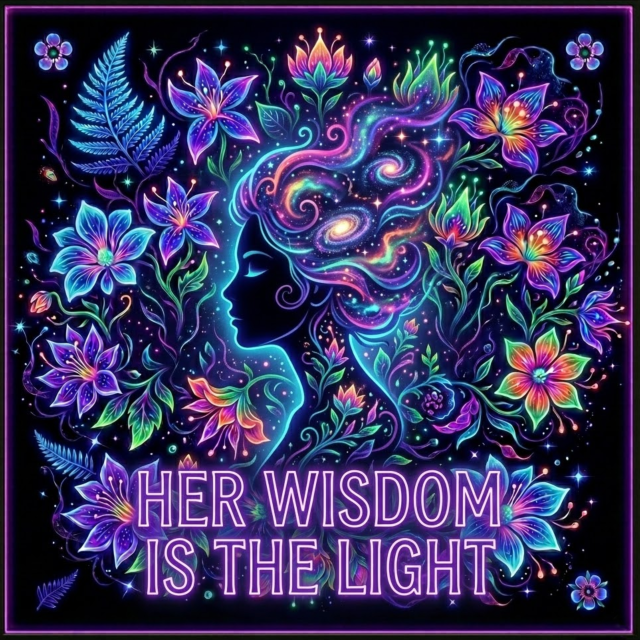 A Mothers Day Blacklight Canvas